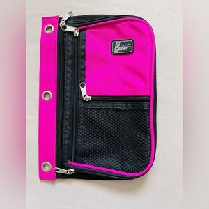 Three hole pencil pouch for a binder